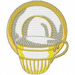 Mugs Embroidery Design 5